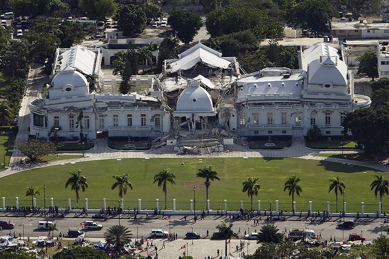 National Palace after quake